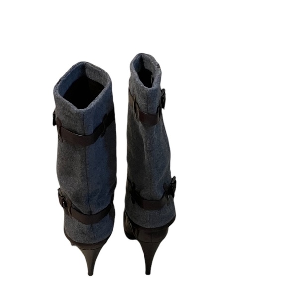 Cole Haan Kennedy Nike Air Leather Wool Mini Platform Knee-High - Picture 4 of 11